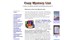 Desktop Screenshot of cozy-mystery.com